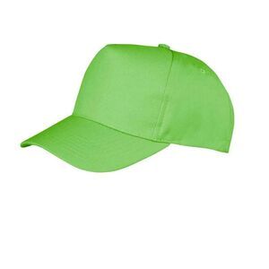 Result Boston 5 Panel Baseball Cap / Lime